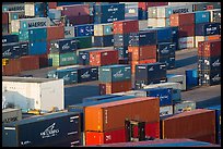 Shipping containers, Miami. Florida, USA ( color)