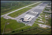 Aerial view of Homestead air force base. Florida, USA ( color)