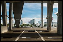 Open air parking garage designed by Herzog and de Meuron, Miami Beach. Florida, USA ( color)