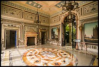 Lobby, Vizcaya Museum, Coconut Grove, Miami. Florida, USA ( color)