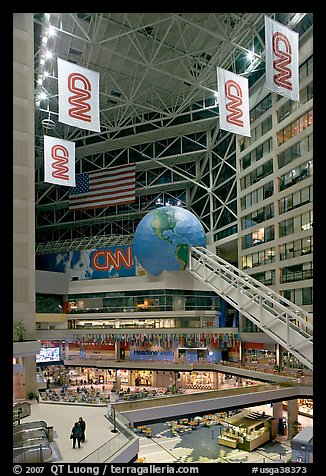 Inside CNN Center. Atlanta, Georgia, USA