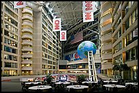 Atrium inside CNN Center. Atlanta, Georgia, USA