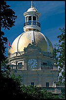 Dome of City Hall. Savannah, Georgia, USA (color)