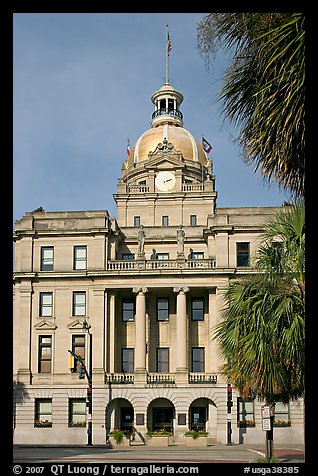 Savannah City Hall. Savannah, Georgia, USA