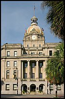 Savannah City Hall. Savannah, Georgia, USA (color)