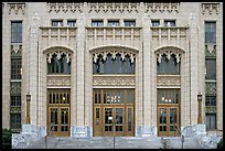 Art deco entrance of City Hall. Atlanta, Georgia, USA ( color)