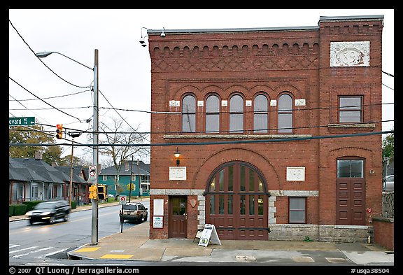 Firestation No 6, Martin Luther King National Historical Site. Atlanta, Georgia, USA (color)