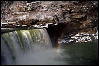 Cumberland falls in winter. Kentucky, USA