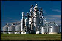 Grain elevator. Louisiana, USA