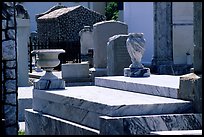 Tombs in Saint Louis cemetery. New Orleans, Louisiana, USA (color)