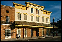 Corner historic drugstore and medical center. Vicksburg, Mississippi, USA ( color)