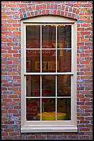 Coca Cola memorabilia seen from window. Vicksburg, Mississippi, USA ( color)