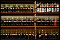 Collectino of Coca Cola bottles. Vicksburg, Mississippi, USA