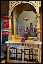 Vintage Coca Cola soda fountain. Vicksburg, Mississippi, USA