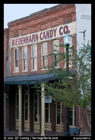 Biedenharn Candy building, where Coca-Cola was first bottled. Vicksburg, Mississippi, USA