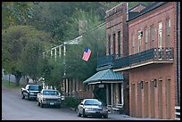 Natchez under-the-hill street. Natchez, Mississippi, USA