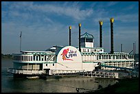 Isle of Capri Casino Riverboat. Natchez, Mississippi, USA (color)