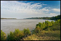 Mississippi River. Natchez, Mississippi, USA ( color)