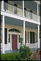 Facade of Griffith-McComas house. Natchez, Mississippi, USA