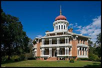 Longwood, an unfinished mansion with an octogonal shape. Natchez, Mississippi, USA ( color)