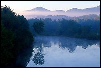 Lake along the Blue Ridge Parkway. Virginia, USA