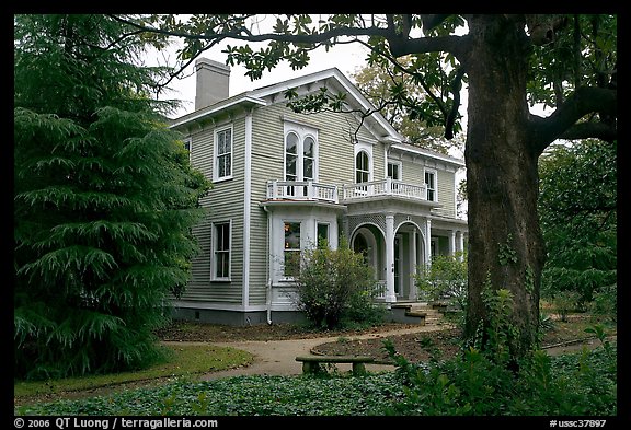 Childhood home of Woodrow Wilson. Columbia, South Carolina, USA (color)