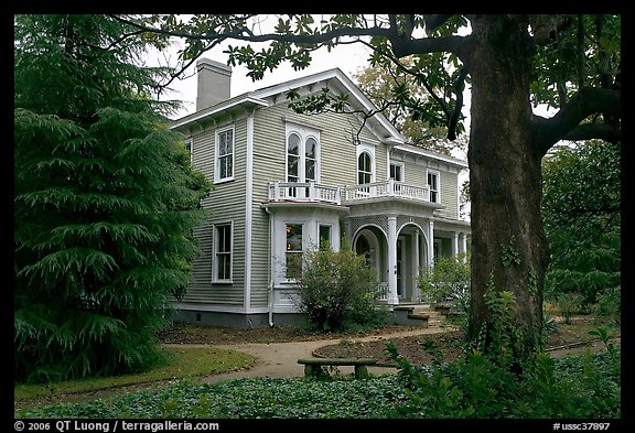Childhood home of Woodrow Wilson. Columbia, South Carolina, USA (color)