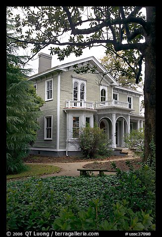 Boyhood home of president Wilson. Columbia, South Carolina, USA (color)