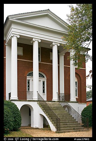 Robert Mills House. Columbia, South Carolina, USA (color)