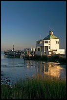 Grasses and harbor house. Charleston, South Carolina, USA ( color)