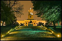 Tennessee State Capitol and stairs. Nashville, Tennessee, USA (color)