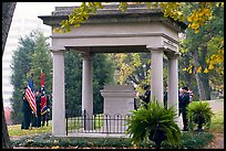 Memorial in gardens of state capitol. Nashville, Tennessee, USA