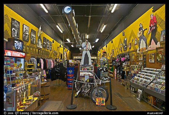 Inside Sun record company store. Nashville, Tennessee, USA