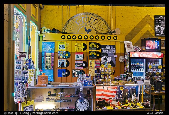 Front counter, Sun record company. Nashville, Tennessee, USA (color)