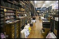 Inside poster print shop, Hatch Show,. Nashville, Tennessee, USA ( color)