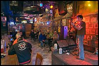 Club with live music performance. Nashville, Tennessee, USA (color)