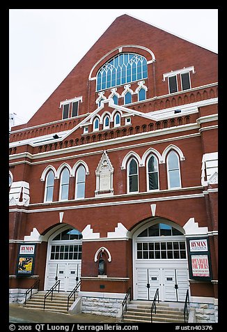 Ryman auditorium. Nashville, Tennessee, USA