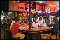 Inside a Beale Street bar. Memphis, Tennessee, USA