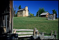 Cabins, Booker T. Washington National Monument. Virginia, USA