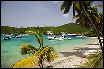 Cruz Bay yacht harbor. Saint John, US Virgin Islands ( color)