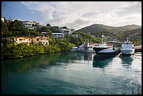Ferry harbor, Cruz Bay. Saint John, US Virgin Islands ( color)