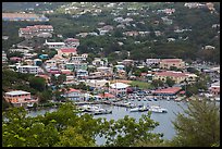 Frenchtown from above. Saint Thomas, US Virgin Islands ( color)