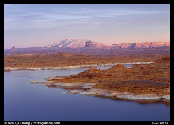 Antelope Island and Lake Powell, Glen Canyon National Recreation Area, Arizona. USA