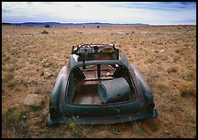 Car wreck. Arizona, USA (color)