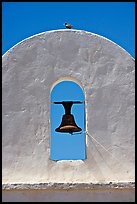 Bell, San Xavier del Bac Mission (the White Dove of the Desert). Tucson, Arizona, USA ( color)