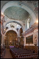 Chapel, San Xavier del Bac Mission. Tucson, Arizona, USA