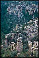 Rhyolite columns. Chiricahua National Monument, Arizona, USA