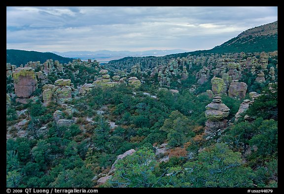 Massai Point view. Chiricahua National Monument, Arizona, USA (color)