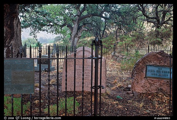 Erikson Cemetery. Chiricahua National Monument, Arizona, USA