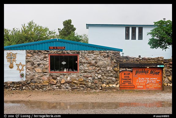 Quirky house, Dos Cabezas. Arizona, USA